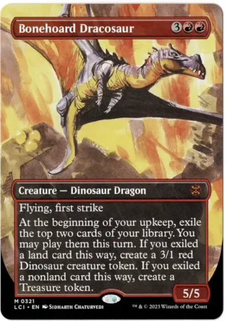 Bonehoard Dracosaur Bord Magic the Gathering Proxy