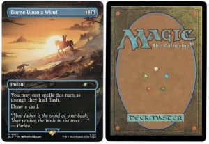 Borne Upon a Wind from Secret Lair Drop Series Magic the Gathering Proxy