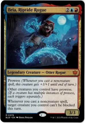 Bria, Riptide Rogue from Bloomburrow Magic the Gathering Proxy