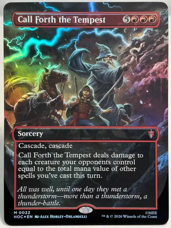 Call forth the tempest hobbit – mtg proxy