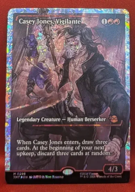 Casey Jones Vigilante Magic the Gathering Proxy