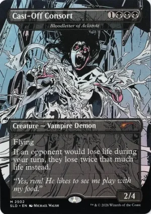 Cast-Off Consort (Bloodletter of Aclazotz) from Secret Lair Drop Series Magic the Gathering Proxy