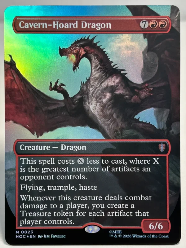Cavern hoard dragon bord foil – mtg proxy