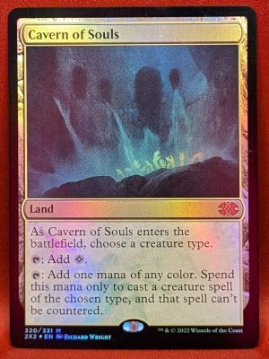 FOIL Cavern of Souls from Double Masters Magic the Gathering Proxy