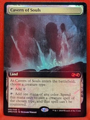 FOIL Cavern of Souls (Borderless) from Ultimate Masters Box Topper MTG Magic the Gathering Proxy