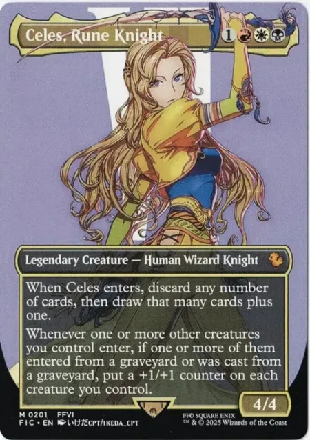 Celes Rune Knight Bord Magic the Gathering Proxy
