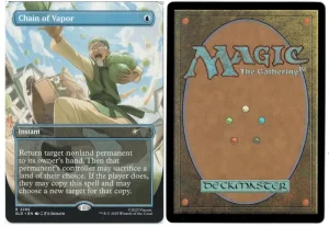 Chain of Vapor from Secret Lair Drop Series Magic the Gathering Proxy