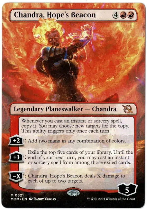 Chandra Ext Art Magic the Gathering Proxy