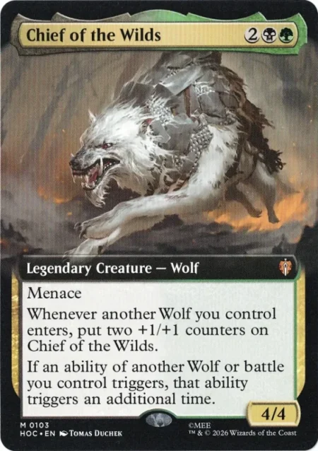 Chief of the wilds – mtg proxy