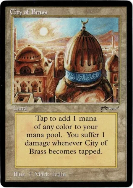 City Of Brass 2 Magic the Gathering Proxy