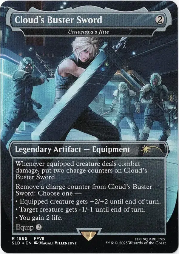 Clouds Buster Sword Magic the Gathering Proxy