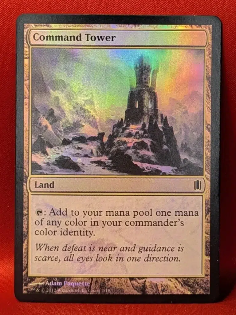 FOIL Command Tower from Commander’s Arsenal Magic the Gathering Proxy