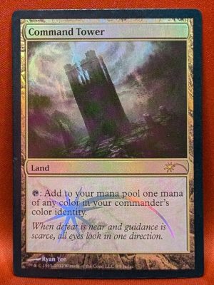 FOIL Command Tower from Judge Promo Magic the Gathering Proxy