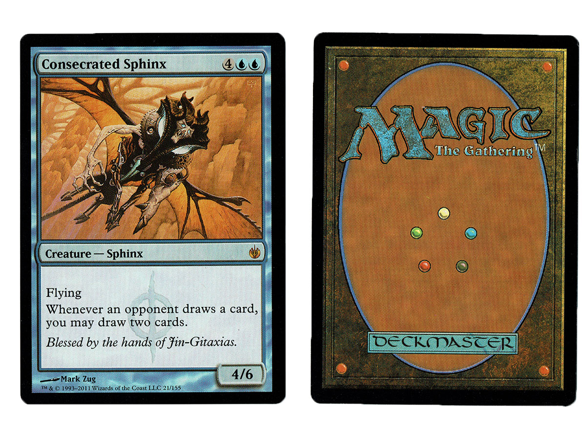 Consecrated Sphinx x1 MTG Mirrodin Besieged 1x Magic Excellent Light Play 