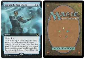 Consult the Star Charts (Extended Art) from Edge of Eternities Magic the Gathering Proxy