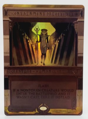 FOIL Containment Priest from Amonkhet Invocations Proxy