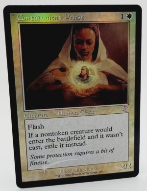 FOIL Containment Priest from Time Spiral: Remastered Proxy