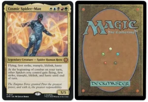 Cosmic Spider-Man from Marvel's Spider-Man Magic the Gathering Proxy