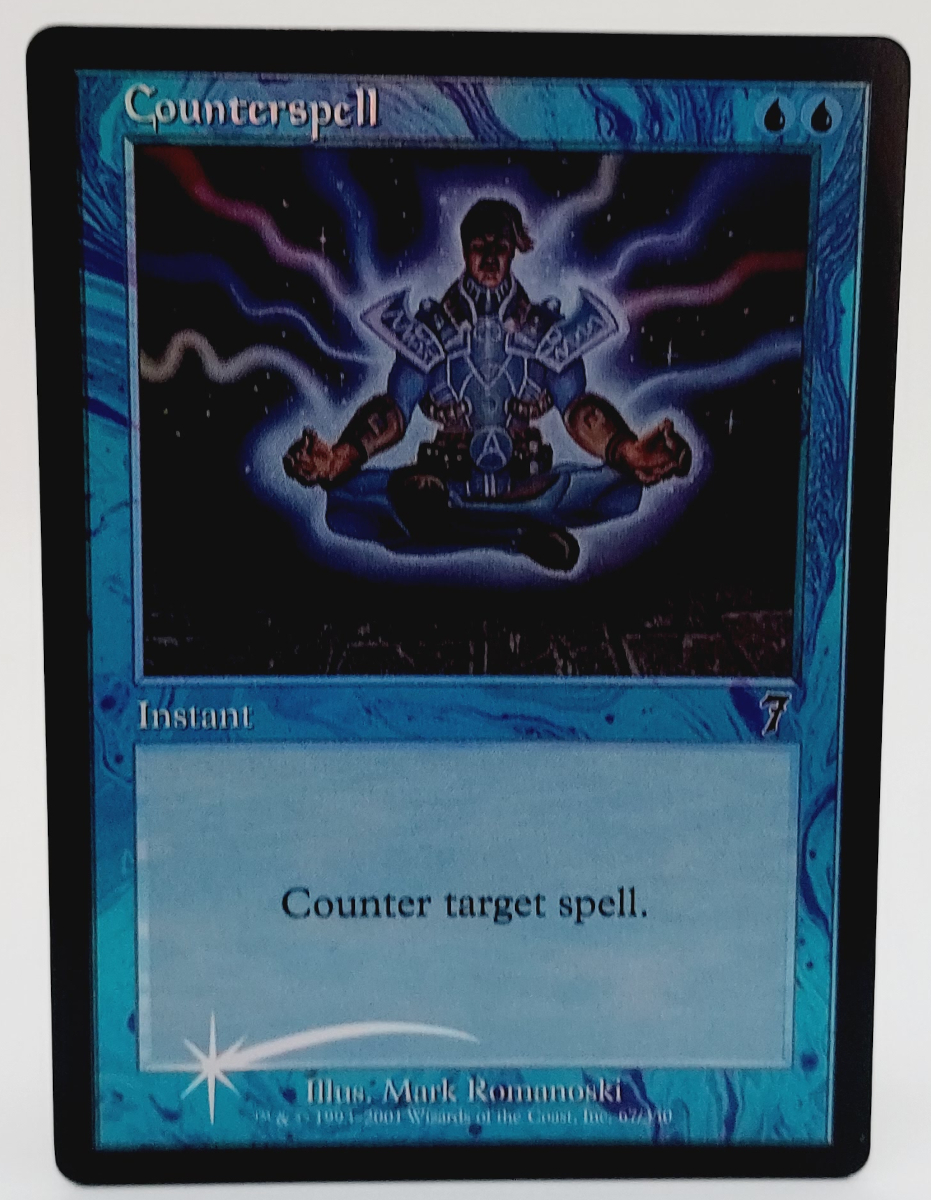 FOIL Counterspell from 7th Edition Proxy