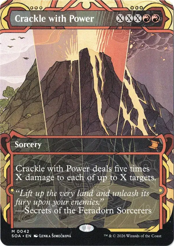 Crackle with Power from Secrets of Strixhaven Mystical Archive Magic the Gathering Proxy