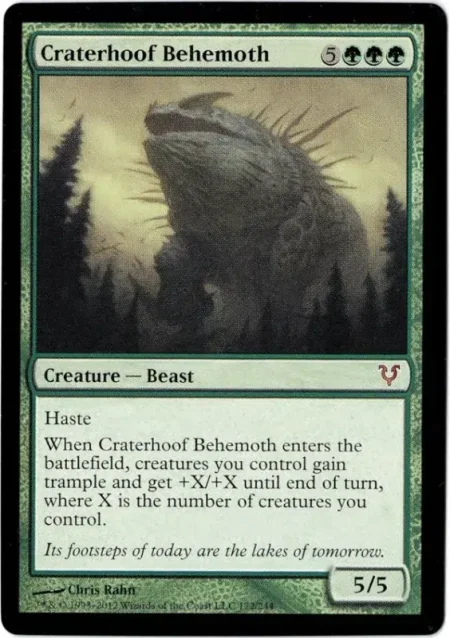 Craterhoof Behemoth Magic the Gathering Proxy