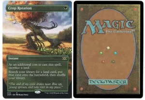 Crop Rotation (Borderless) from Double Masters Magic the Gathering Proxy