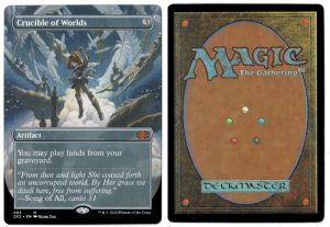 Crucible of Worlds (Borderless) from Double Masters 2022 Proxy