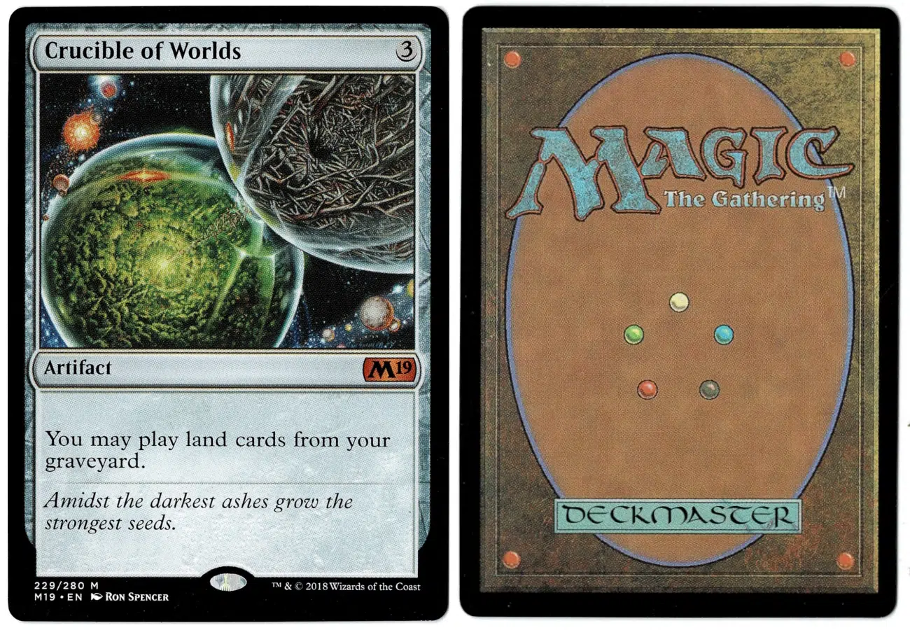 MTG Crucible of Worlds/世界のるつぼ 部分Foil 英語版 MTG Crucible of Worlds/世界のるつぼ 部分Foil 英語版 MTG