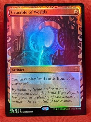 FOIL Crucible of Worlds from Kaladesh Invention Magic the Gathering Proxy