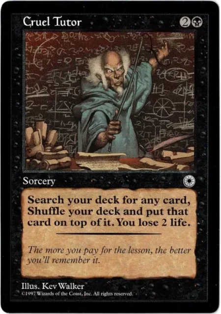 Cruel Tutor 1 Magic the Gathering Proxy