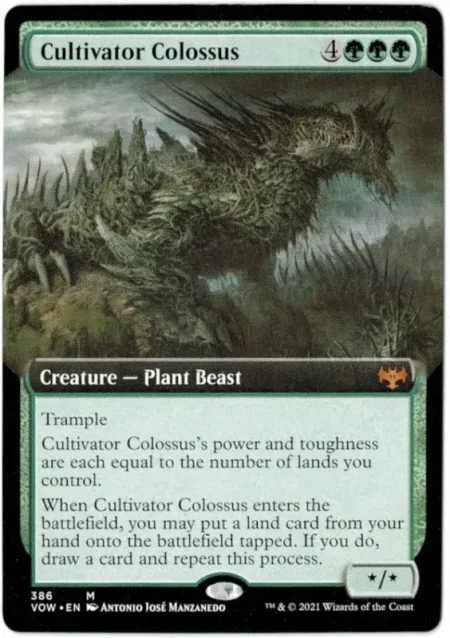 Cultivator Colossus Ext Magic the Gathering Proxy