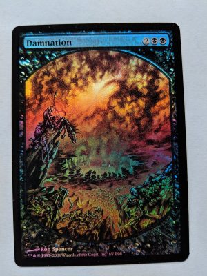 FOIL Damnation from Magic Players Rewards Proxy