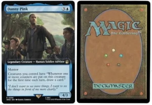 Danny Pink (Extended Art) from Universes Beyond: Doctor Who Magic the Gathering Proxy
