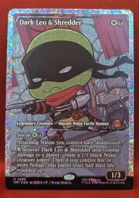 Dark Leo And Shredder Magic the Gathering Proxy