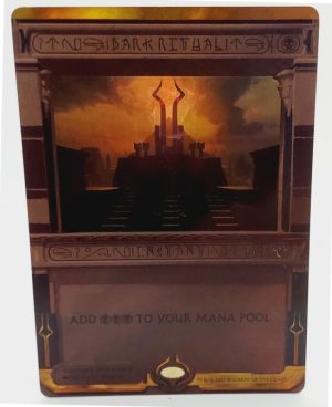FOIL Dark Ritual from Amonkhet Invocations Proxy