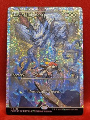 FRACTURE FOIL Day of Judgment (Showcase) from Foundations Magic the Gathering Proxy