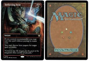 Deflecting Swat (Borderless) from Commander Masters Proxy
