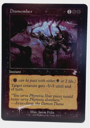 FOIL Dismember from Time Spiral: Remastered Proxy