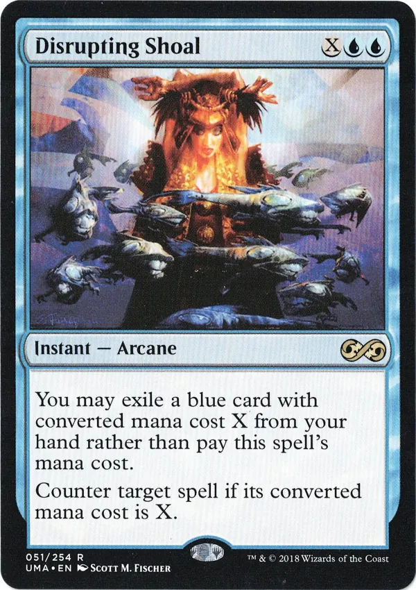 Disrupting Shoal from Ultimate Masters Magic the Gathering Proxy