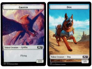 TOKEN Dog//Griffin Double-sided from Core Set 2021 Proxy