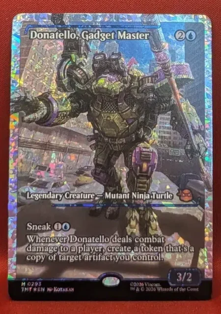 Donatello Gadget Master Magic the Gathering Proxy