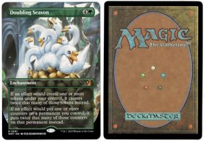 Doubling Season (Anime Borderless) from Wilds of Eldraine: Enchanting Tales Proxy