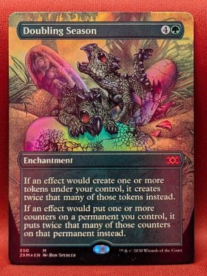 FOIL Doubling Season from Double Masters Box Topper Magic the Gathering Proxy
