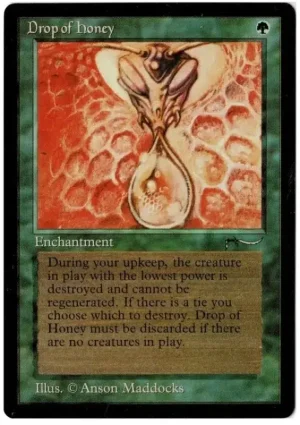 Drop of Honey from Arabian Nights Magic the Gathering Proxy