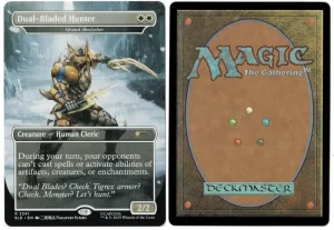 Dual-Bladed Hunter (Grand Abolisher) #2241 from Secret Lair Drop Magic the Gathering Proxy