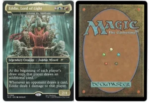 Eddie, Lord of Light (Nekusar, the Mindrazer) from Secret Lair Drop Series Magic the Gathering Proxy