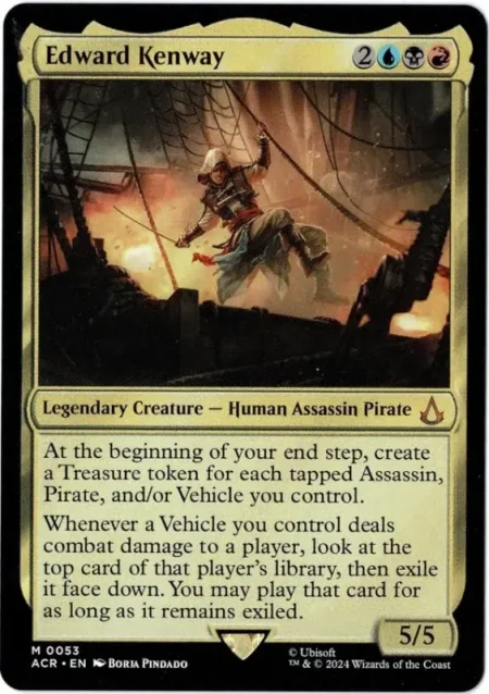 Edward Kenway Magic the Gathering Proxy
