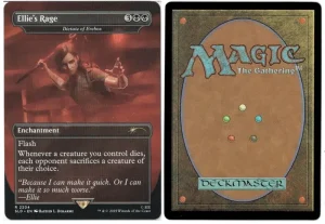 Ellie's Rage (Dictate of Erebos) from Secret Lair Drop Series Magic the Gathering Proxy