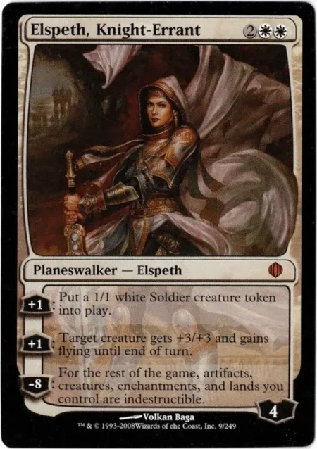 Elspeth Knight Errant 1 Magic the Gathering Proxy