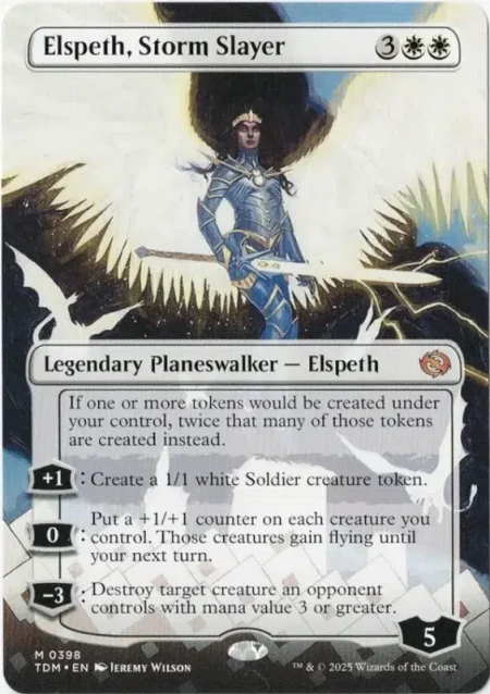 Elspeth Storm Slayer Bord Magic the Gathering Proxy